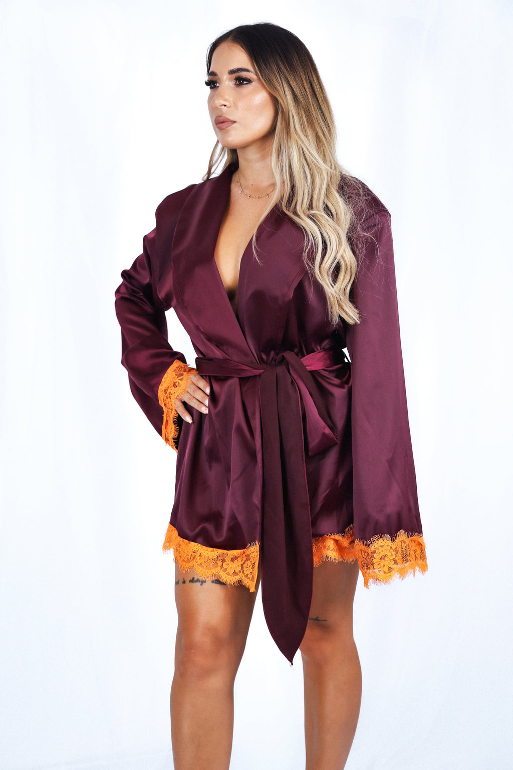Kimono Venere Bordeaux
